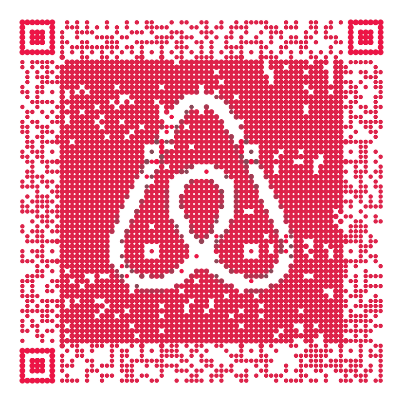 Airbnb branded QR